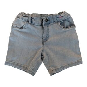 Carter's Girls Light Blue Denim Shorts Cotton Size 6/6X